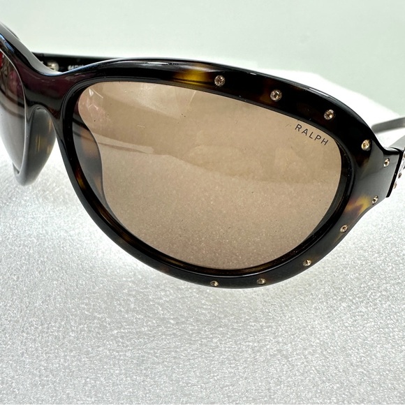 Ralph Lauren 7571/STS Oversized Rhinestone Sunglasses with Case – Early 2010s - Picture 10 of 12